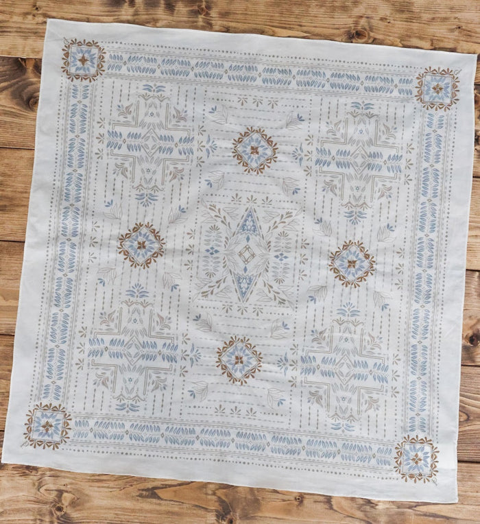 PENDLETON EMBROIDERED LAUREL GROVE BANDANA 26"