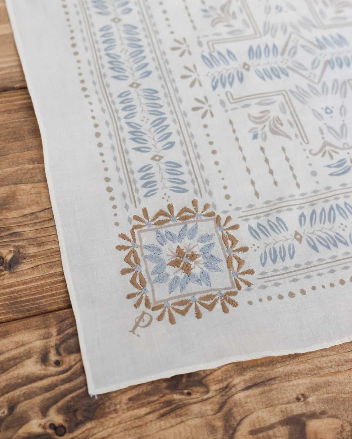 PENDLETON EMBROIDERED LAUREL GROVE BANDANA 26"