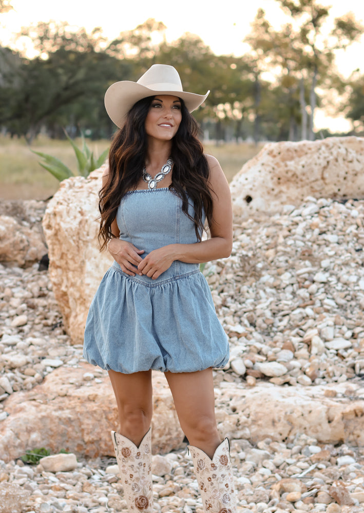 THE EMBER DENIM DRESS