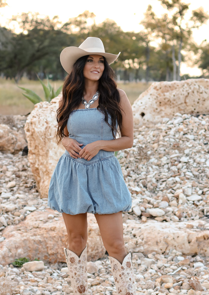 THE EMBER DENIM DRESS