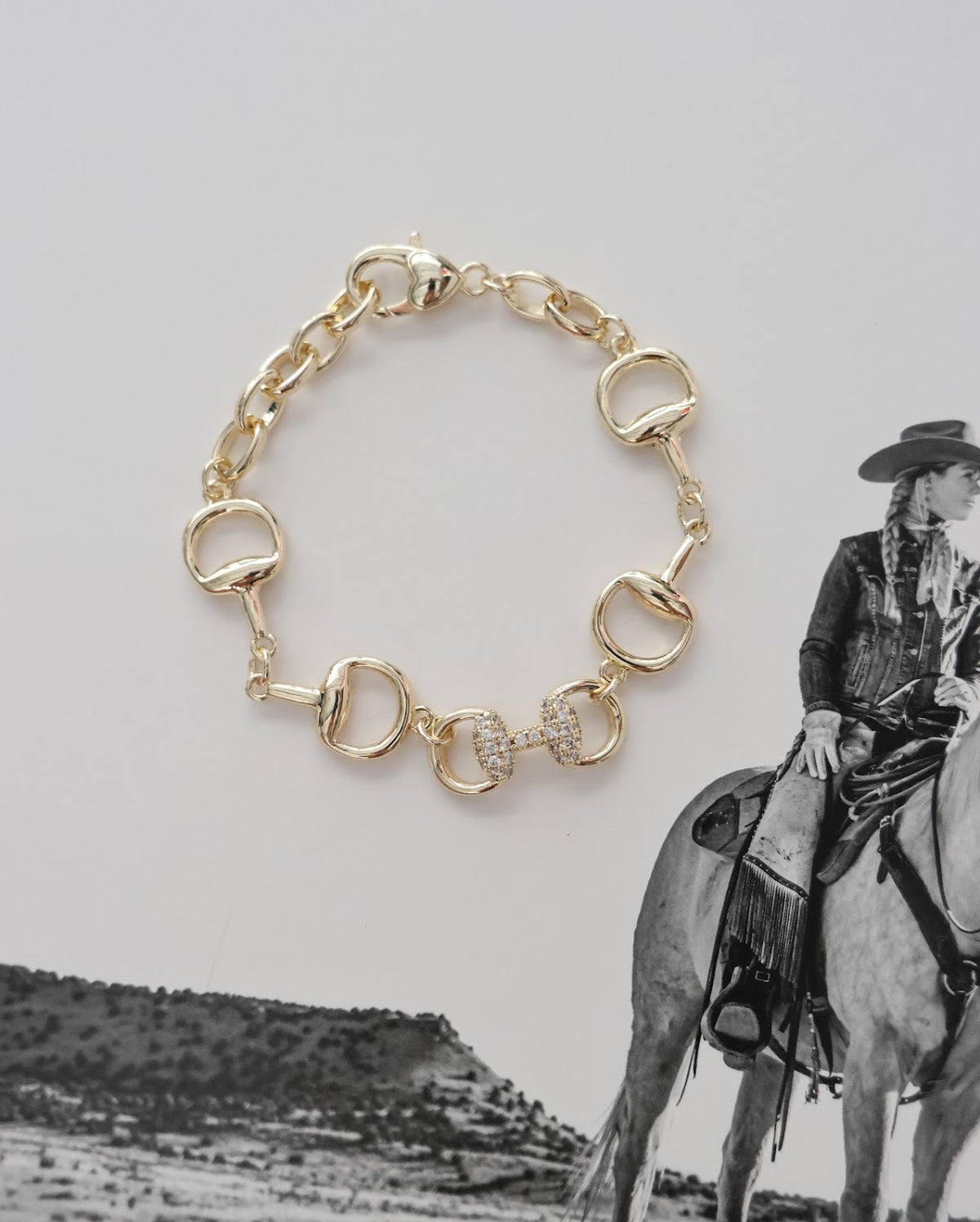 THE REMINGTON HORSE BIT BRACELET