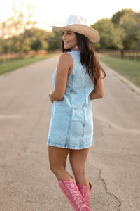 THE CANTON DENIM DRESS