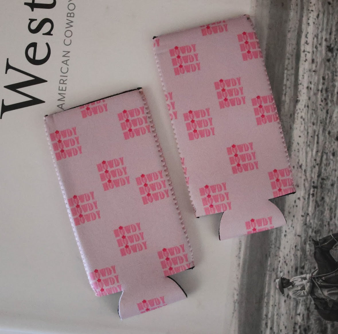 WESTERN TALL KOOZIES- 2 PACK