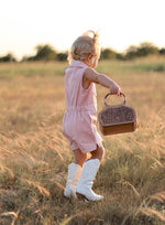 GIRL'S PEARLY VINTAGE ROMPER