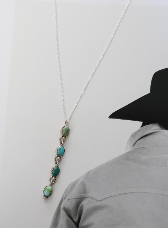 THE WILLOW NECKLACE-TURQUOISE