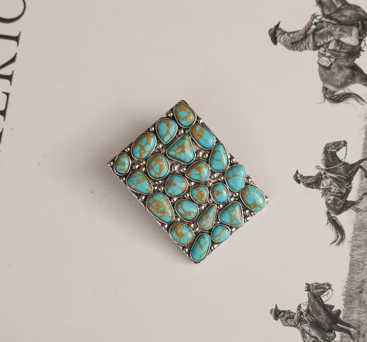 TURQUOISE BUCKLE