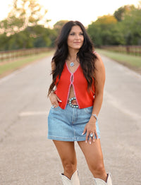 THE CALLEY TOP-RED
