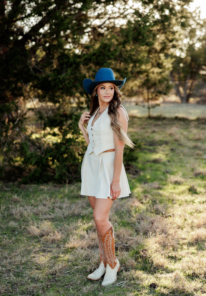 MAVERIX SADIE SKIRT - CREAM
