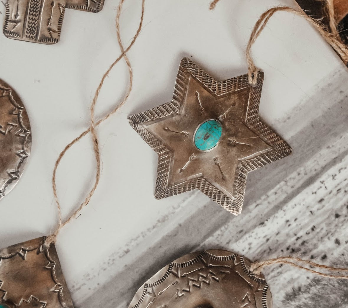 J.ALEXANDER RUSTIC SILVER ORNAMENTS