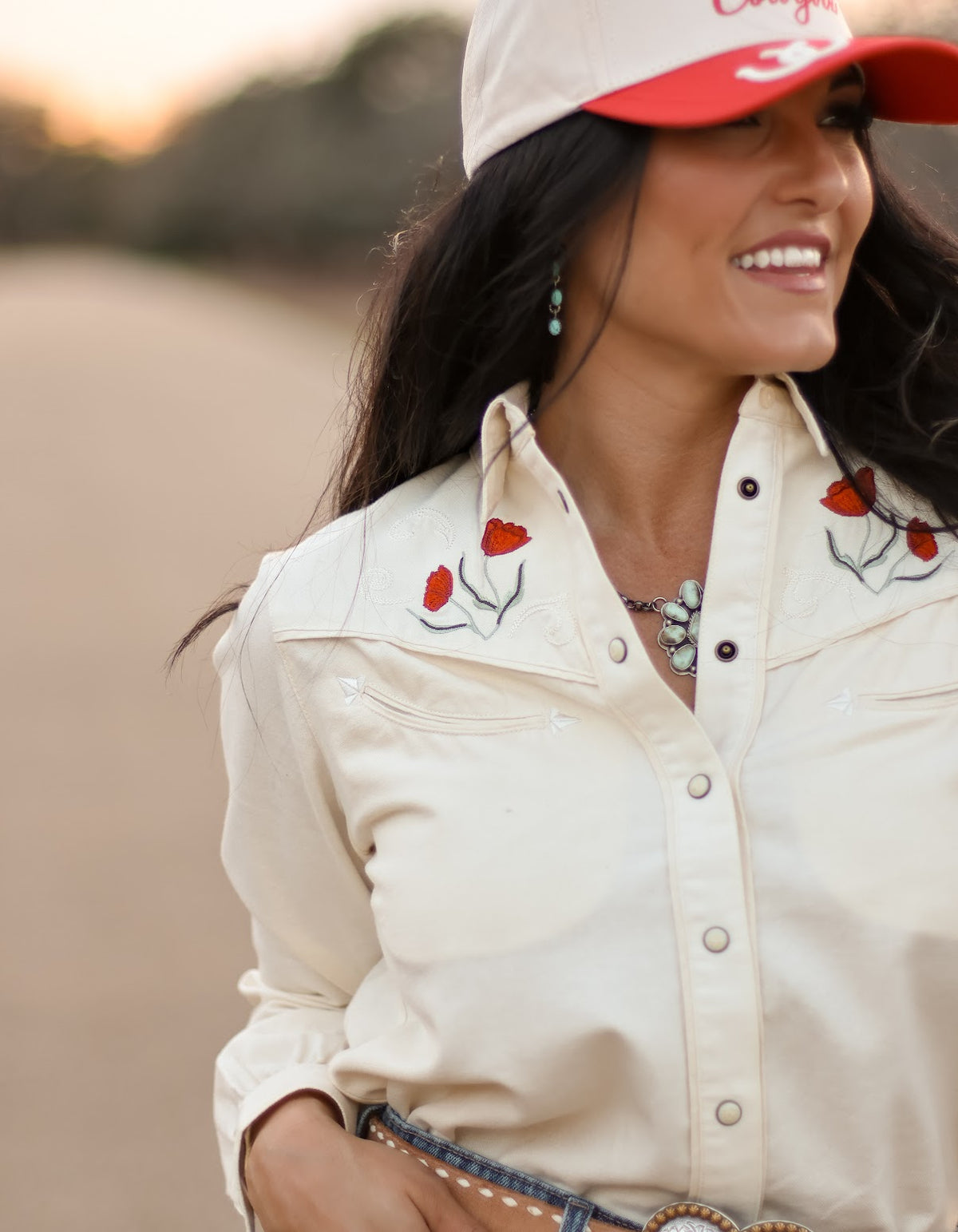 PENDLETON EMBROIDERED PEARL SNAP SHIRT