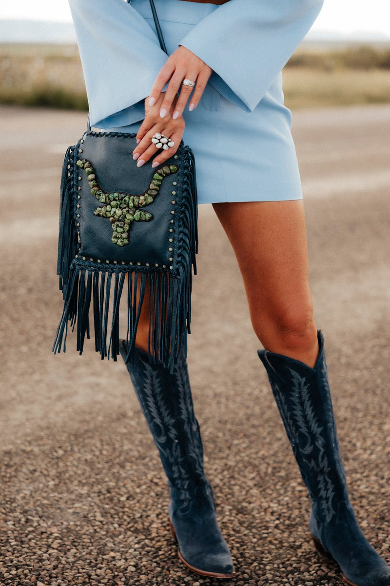 OLD GRINGO MAYRA BOOT- NAVY