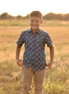 KIDS COSMIC COWBOY BUTTON-UP