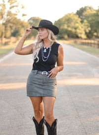 THE RANDI TANK-BLACK