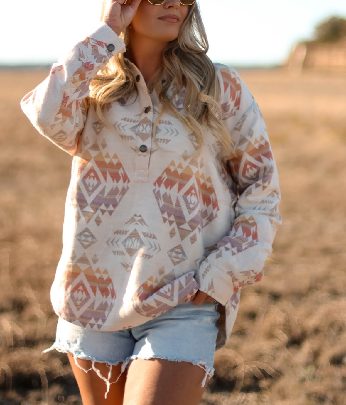 PENDLETON ARCADIA FLANNEL POPOVER SHIRT