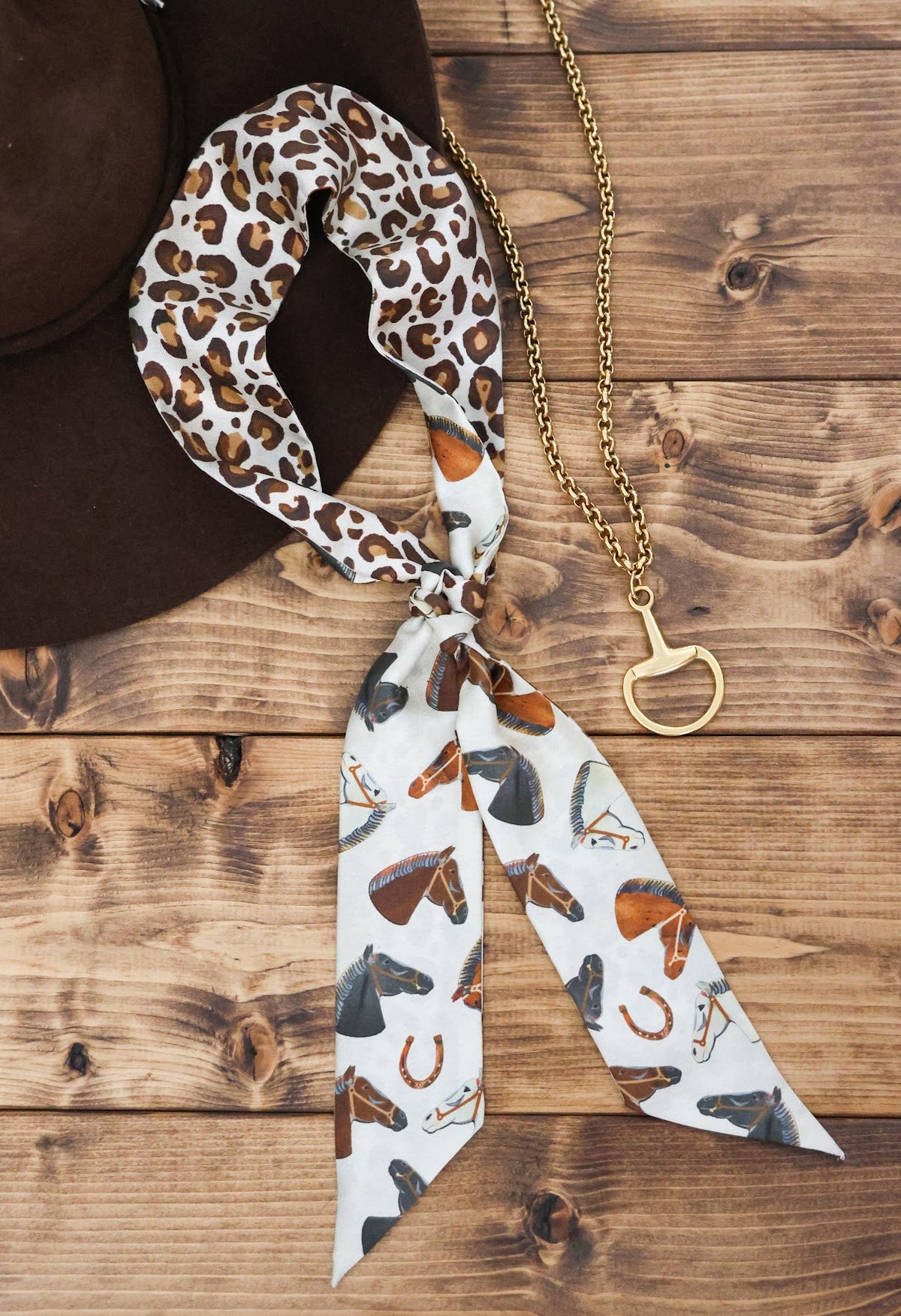 WILD HORSES SILK RIBBON
