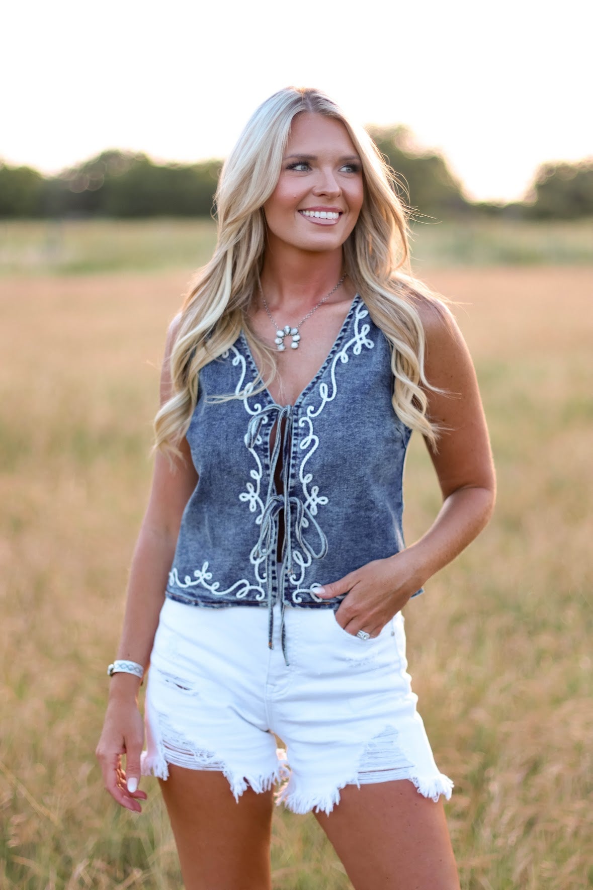 THE AUGUSTA DENIM SHORTS