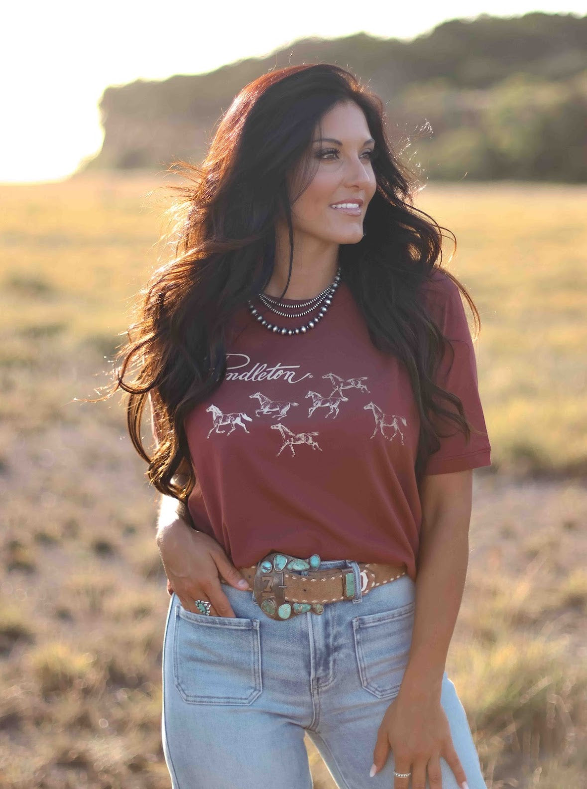 PENDLETON RETRO GRAPHIC TEE-RUST