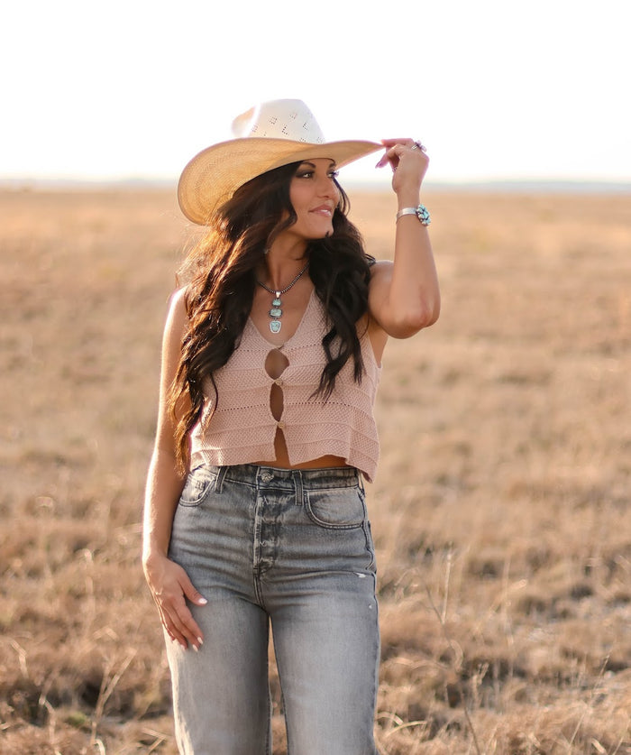 THE TILLIE TOP-TAUPE