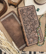 LEATHER JEWELRY WALLET