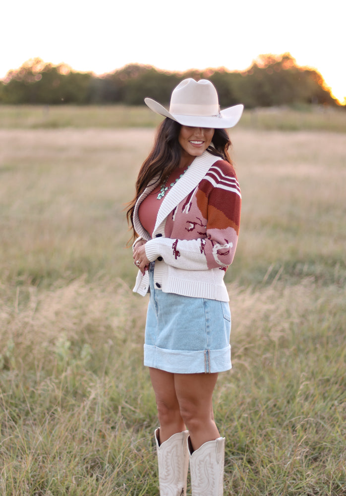 PENDLETON WESTERN SCENIC CARDIGAN