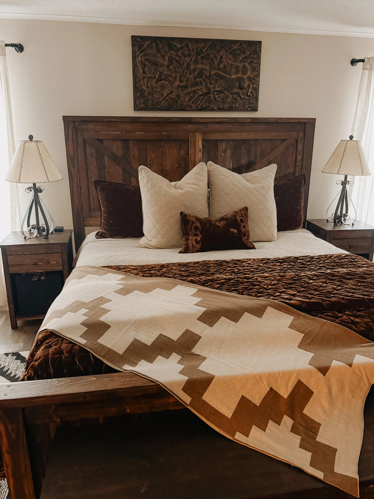 THE HALLIE AZTEX THROW BLANKET