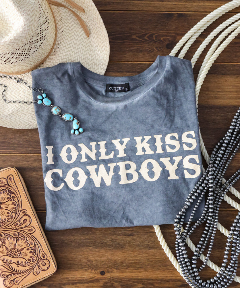 THE ONLY KISS COWBOYS TEE