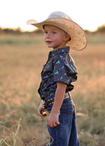 KIDS COSMIC COWBOY BUTTON-UP