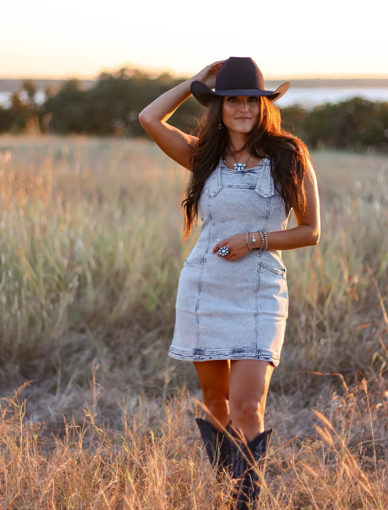 THE PHOENIX DENIM DRESS