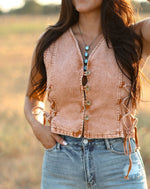 THE ROXI DENIM TOP