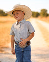 KID'S SOUTHERN DRAW BUTTON-UP