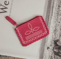 BOOT STITCH COIN POUCH