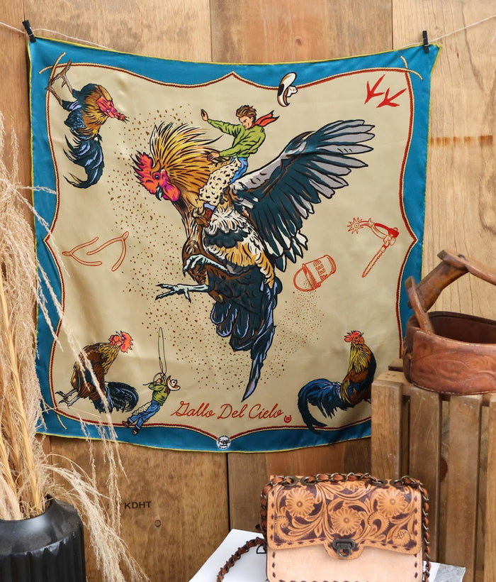 GALLO DEL CIELO SILK WILD RAG 26"