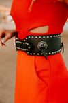 THE BLACK CHAP STUDDED BELT