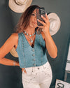 THE PECOS DENIM VEST