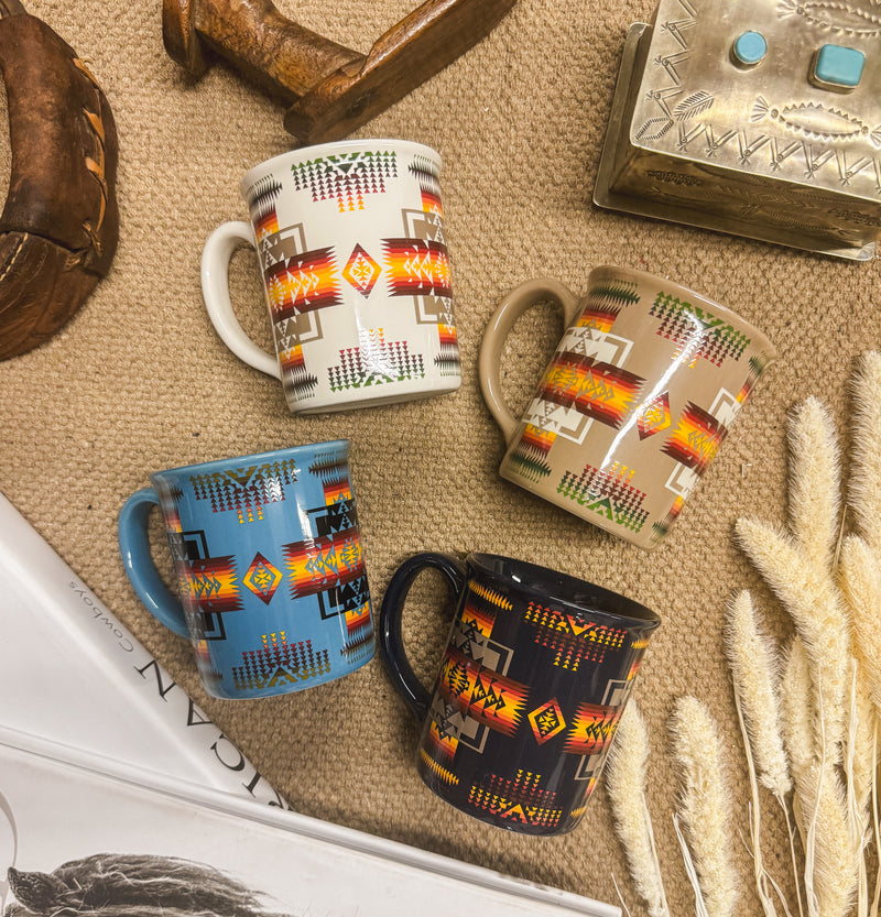 CHIEF JOSEPH MULTI CERAMIC MUG SET