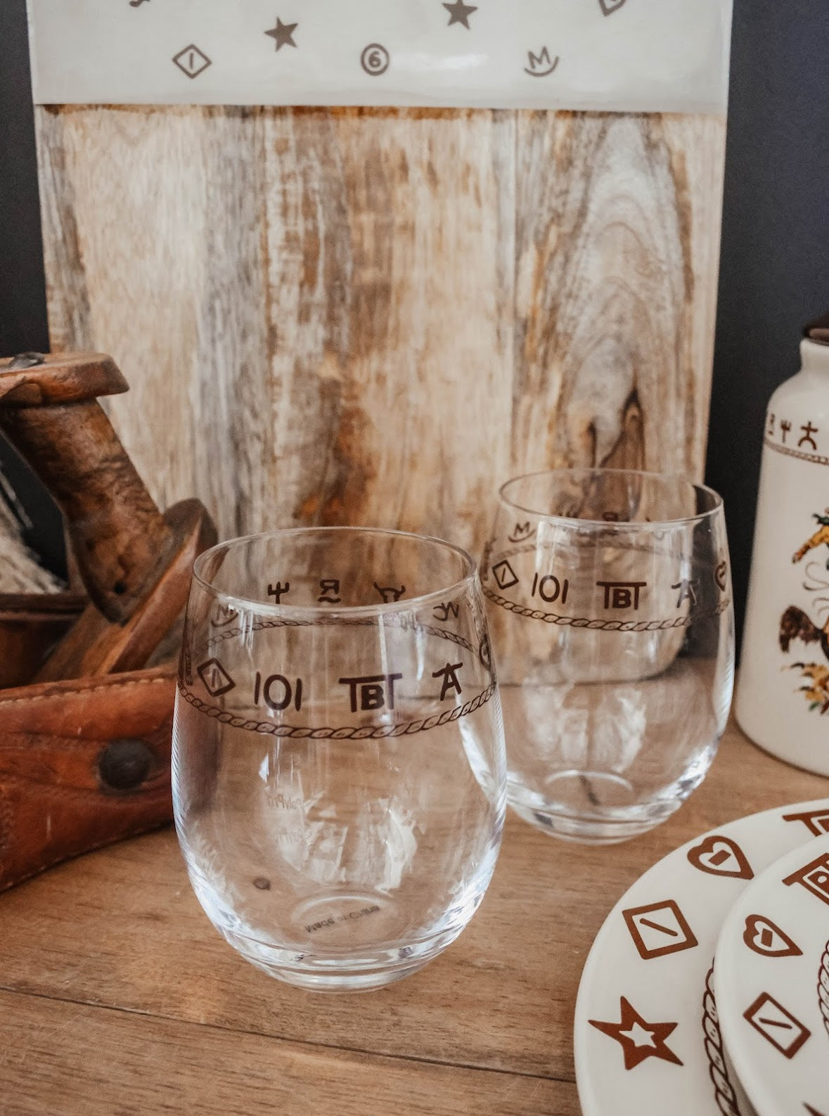 BRANDS STEMLESS WINE GLASSES – 7 Bar Boutique