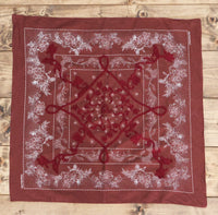 PENDLETON EMBROIDERED BANDANA 22"