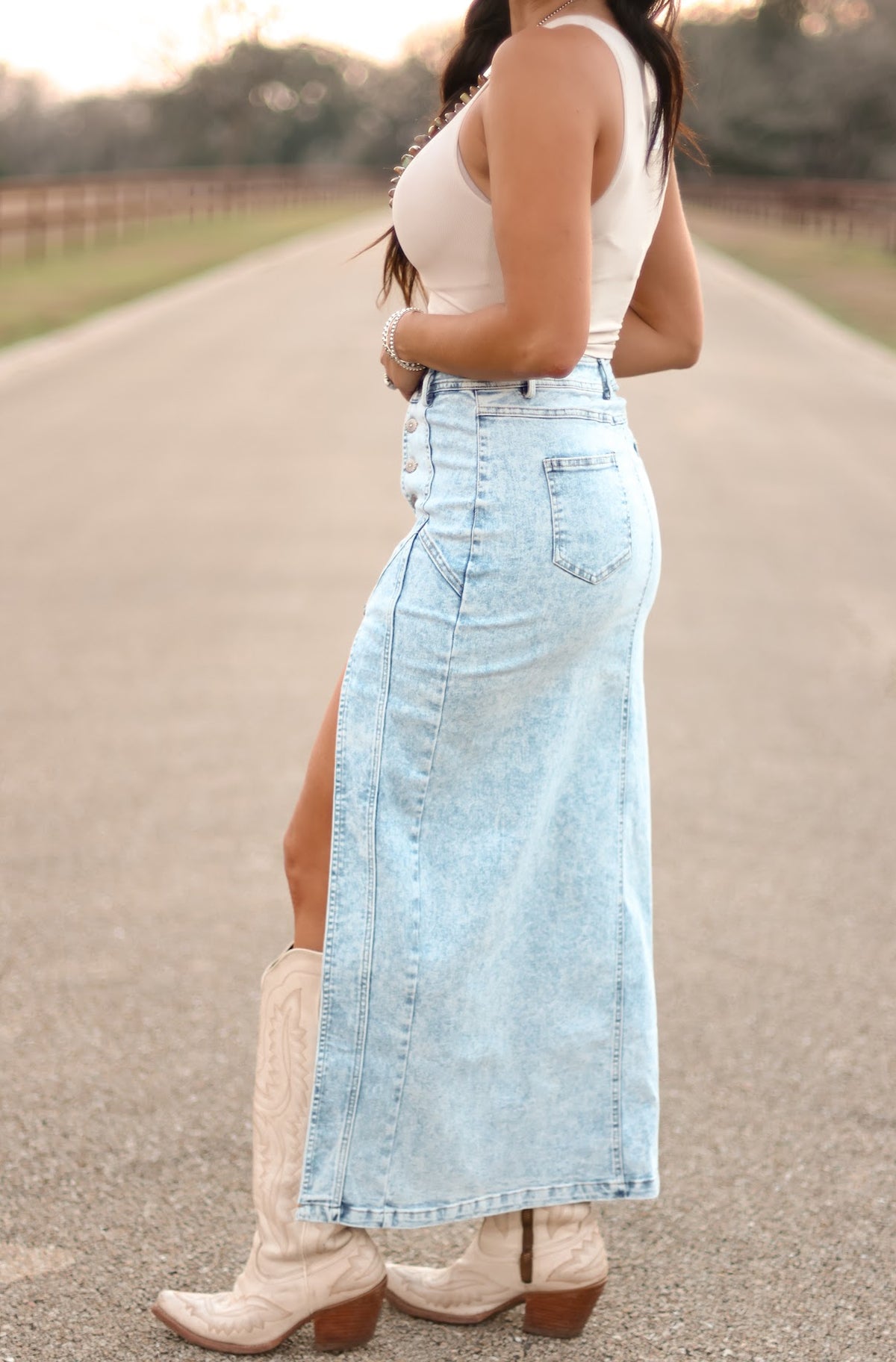 THE JOSIE DENIM SKIRT