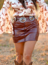 THE MONROE LEATHER SKIRT