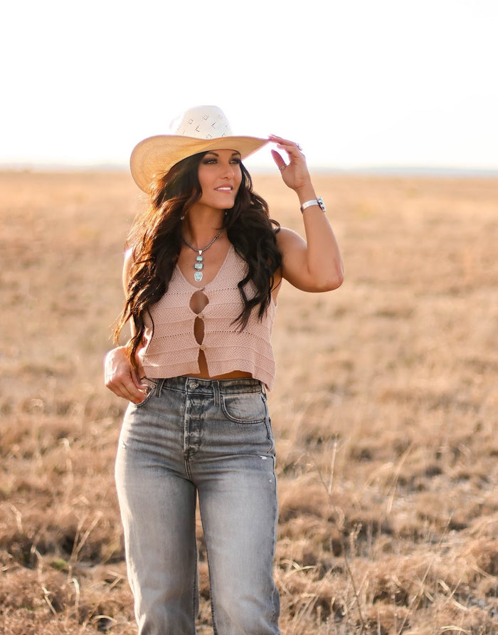 THE TILLIE TOP-TAUPE