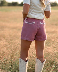 THE STEELE SHORTS-ROSE