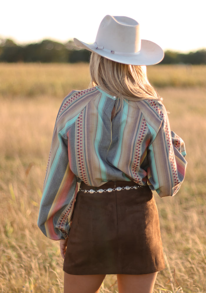 THE MAYCIE SKIRT-ESPRESSO