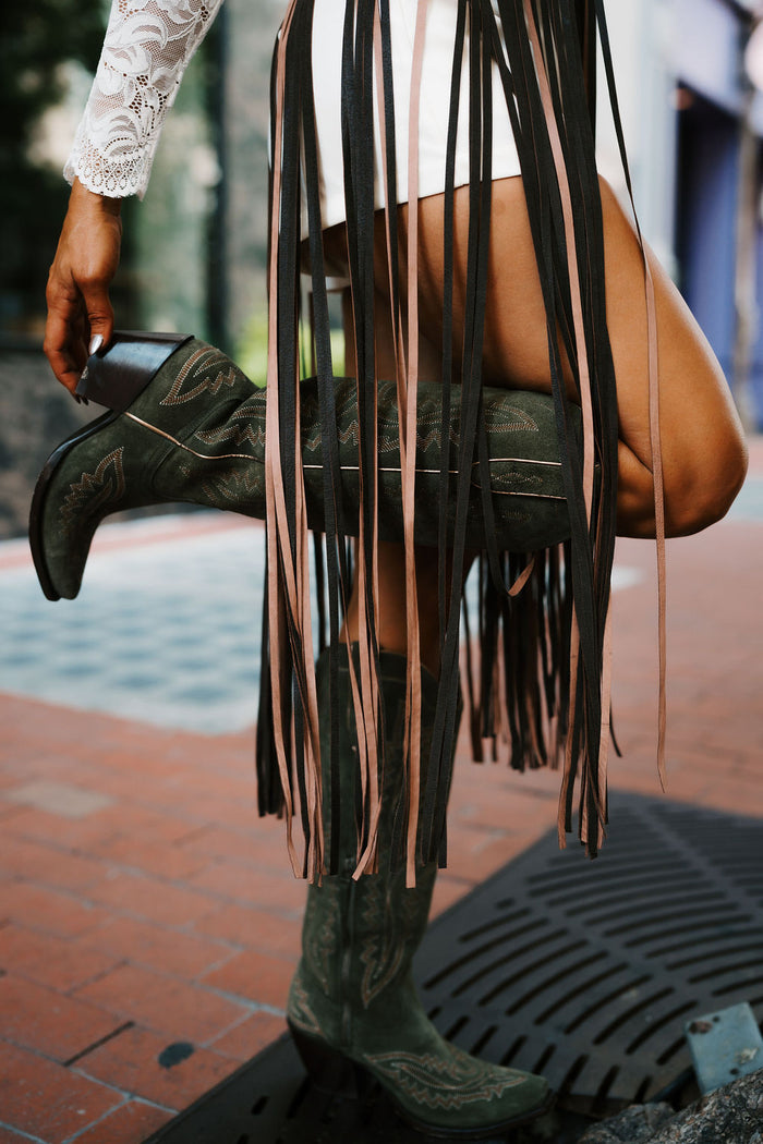 ARIAT CASANOVA BOOT - OLIVE SUEDE
