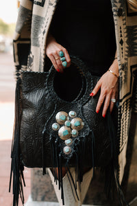 THE KURTMEN MIDNIGHT BLUE HANDBAG