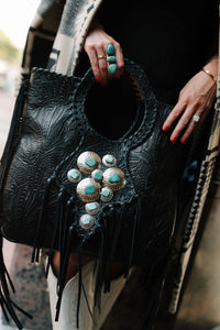 THE KURTMEN MIDNIGHT BLUE HANDBAG