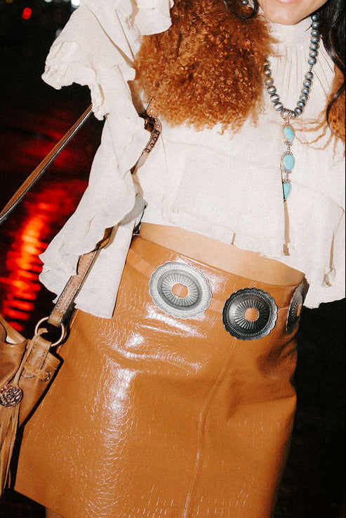 DOUBLE J SADDLERY CONCHO BELT