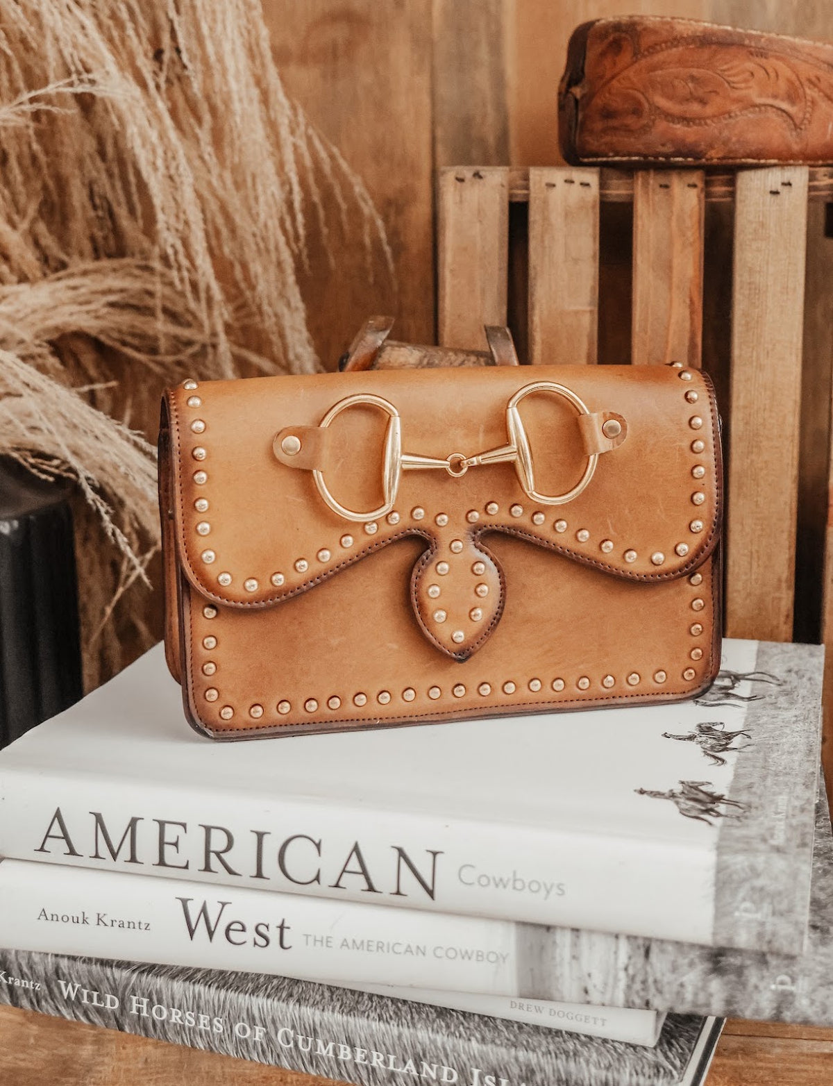 THE MAREEN CROSSBODY- BROWN LEATHER