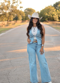 THE GILLEY DENIM VEST