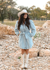THE JESS DENIM DRESS