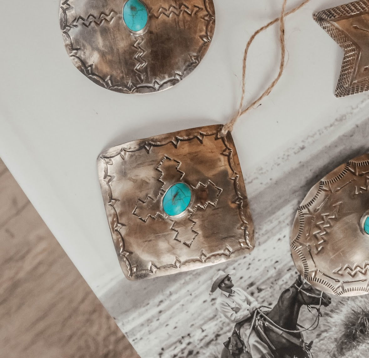 J.ALEXANDER RUSTIC SILVER ORNAMENTS